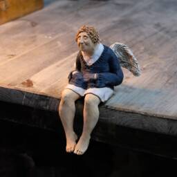 Angel Sitting Ix - Blue - thumbnail 3