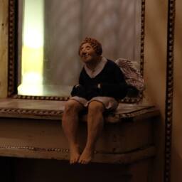 Angel Sitting Ix - Blue - thumbnail 4