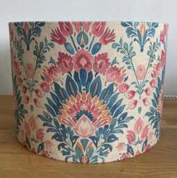 Handcrafted Artisan Indian Block Printed Linen Lampshade