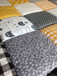 Crab Blanket With Name, Baby Blanket, Crawl Name Lille Patchwork Personalized - thumbnail 2