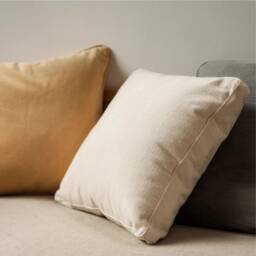 600+ Colours, Sofa Cushion Cover, Backrest Cover, Ivory Canvas Cushion Cover, Bench Cover, Bed Back Cover - thumbnail 2