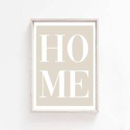 Set Of 2 Home Prints, Home Wall Art, Beige Prints, Neutral Prints, Love Print, Neutral Art, Beige Art, Home Sweet Print - thumbnail 3