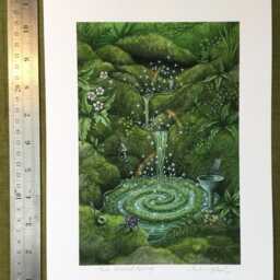 "The Sacred Spring - Print From The ""Forest Of Enchantment Oracle" - thumbnail 2