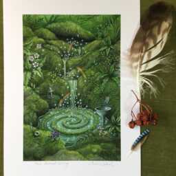 "The Sacred Spring - Print From The ""Forest Of Enchantment Oracle" - thumbnail 3