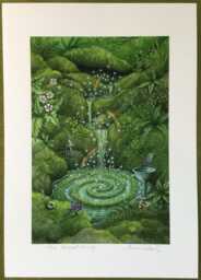 "The Sacred Spring - Print From The ""Forest Of Enchantment Oracle" - thumbnail 1