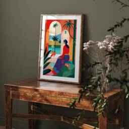 Morocco Print - Women Of Africa Collection Moroccan Wall Art Travel - thumbnail 3