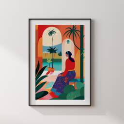 Morocco Print - Women Of Africa Collection Moroccan Wall Art Travel - thumbnail 1