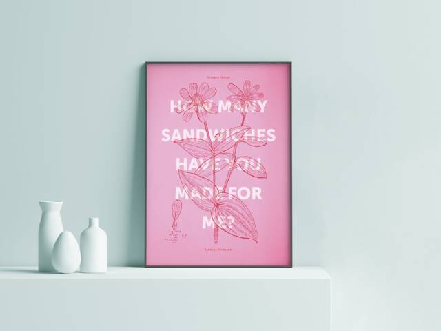 Summer House Quote Print Lindsay Hubbard Botanical Wall Art - image 1