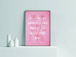 Summer House Quote Print Lindsay Hubbard Botanical Wall Art - thumbnail 1