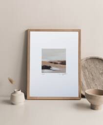 Earthy Tones Landscape Print Abstract Autumn Wall Art - thumbnail 1
