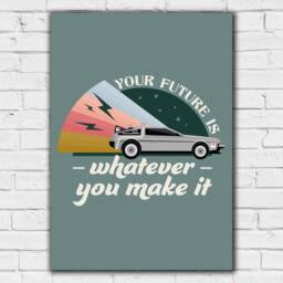 Back To The Future Print - Whatever You Make It Poster Art - thumbnail 2