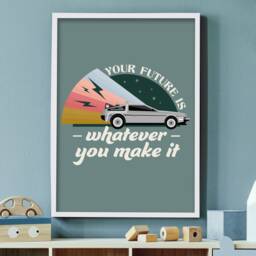 Back To The Future Print - Whatever You Make It Poster Art - thumbnail 1
