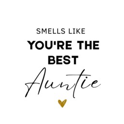Personalised You're The Best Auntie Candle Gift Set, Thank You Gift For Aunty, Handpourred Soy Wax Candle, Heartfelt Her - thumbnail 2