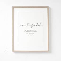Nana & Grandad Love From Bump A4 Or A5 Print, Pregnancy Announcement, Bump, To Be, New Grandparent Gift Announcement - thumbnail 1