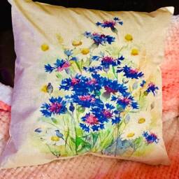 Floral Spring in Bloom Print Decorative Pillow Covers - thumbnail 3