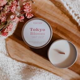 Mini Scented Candle in Aluminum Container, Several Scents To Choose From, 100% Natural Wax, Vegan & Cruelty-Free, cmr-Free Scents - thumbnail 3