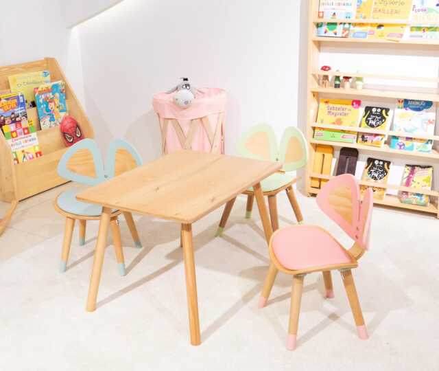 Montessori Kids Table & Chair Set, Custom Playroom Furniture - image 1