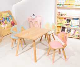 Montessori Kids Table & Chair Set, Custom Playroom Furniture - thumbnail 1