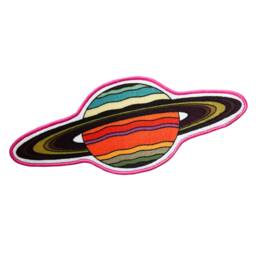 Saturn Planet Mini Rug Carpet - Nasa Space Scientist/Astronaut Aerospace Gift Thats Out Of This Solar System - thumbnail 2