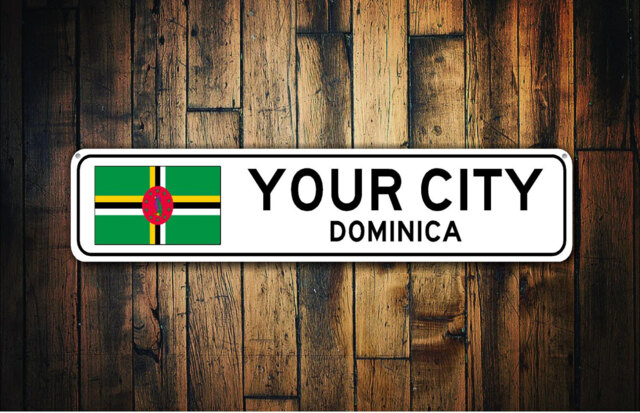 Dominica Souvenir Sign - Customizable Metal Wall Decor - image 1