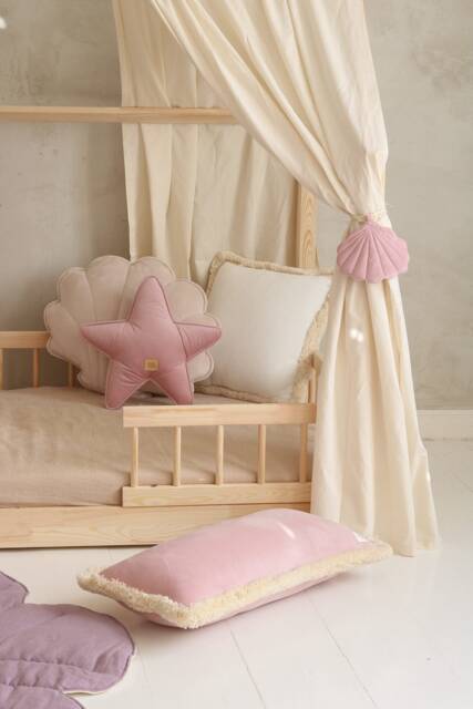 "Velvet Star Pillow ""Soft Pink" - image 1