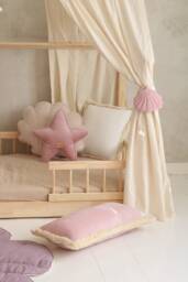 "Velvet Star Pillow ""Soft Pink" - thumbnail 1
