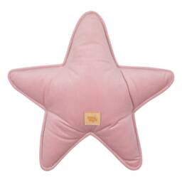 "Velvet Star Pillow ""Soft Pink" - thumbnail 4