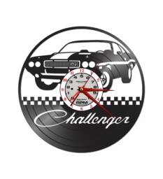 Free Shipping Dodge Challenger Themed Vinyl Album Record Clock Made in The > Usa - thumbnail 1