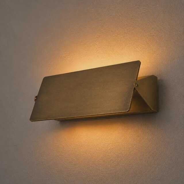 Charlotte Brass Wall Sconce - Solid Light Adjustable Rotating Lamp Mid Century - image 1