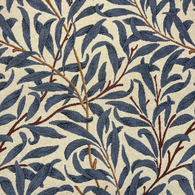 Custom Made William Morris Willow Bough Azure Blackout/Lining Curtains Pinch /Triple Pleat - image 1