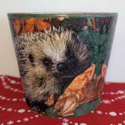 Plant Pot, Ceramic Pot, Pot & Planter, Flower Pot, Garden Pot, Indoor & Outdoor Pot, Decoupage, Gift, Pot Saucer, Home Garden Decoration - thumbnail 3