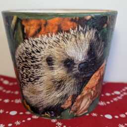 Plant Pot, Ceramic Pot, Pot & Planter, Flower Pot, Garden Pot, Indoor & Outdoor Pot, Decoupage, Gift, Pot Saucer, Home Garden Decoration - thumbnail 2