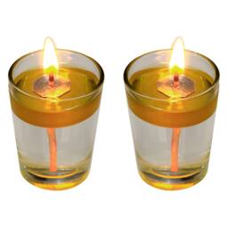 Adventus Floating Candles , 50 Candles, Wicks For Oil Candles, Lamps, Candle, String Candle - thumbnail 3