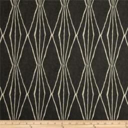 "Pair 25"" Or 50"" Wide Robert Allen Handcut Charcoal Rod Pocket Cafe Curtains Panels Drapes 24 63 72 84 96 108 120 132" - thumbnail 1
