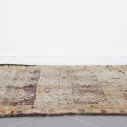 Vintage Berber Moroccan Rug Handwoven Wool Tribal Carpet - 7.6x5.2 Ft - thumbnail 2