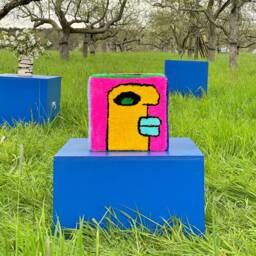 Gigi Parigi Cube/ Cube Seat/ Stool/ Tufted - thumbnail 1