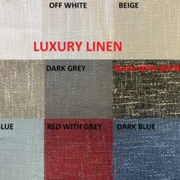 Extra Long Luxury Solid Linen Curtain Custom Made 14 15 16 17 18 20 24 Feet 9 Ft Wide White Beige Gray Dark Blue 2 Story Drapes Free Swatch - thumbnail 2