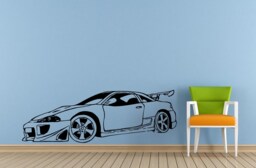 Sports Car Racing Concept Vehicle Wall Decal Vinyl Sticker Mural Room Decor L1531 - thumbnail 1