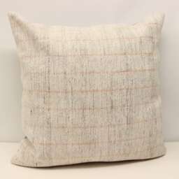 Vintage Kilim Pillow Cover 24x24, Rustic Turkish Home Design - thumbnail 1