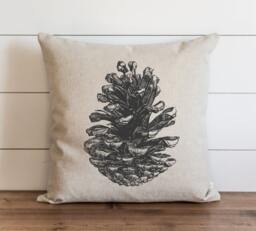 Pine Cone 20 X Pillow Cover // Christmas Holiday Throw Gift Accent