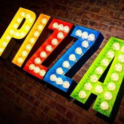 70cm Multi-Coloured Metal Letter Lights - Vibrant Marquee Signage For Businesses & Events - thumbnail 2