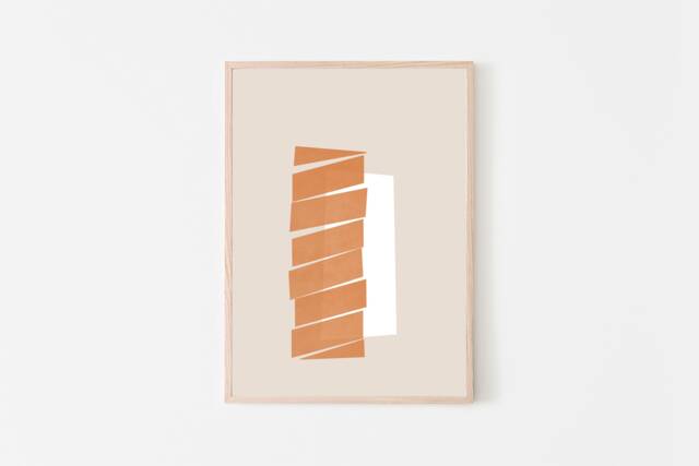Salmon Nigiri Art, Japanese Sake Sushi Modern Food Giclee Print, Fine Art Paper Home & Kitchen Decor For The Lover - image 1