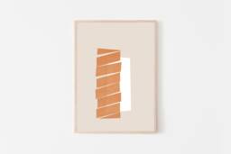 Salmon Nigiri Art, Japanese Sake Sushi Modern Food Giclee Print, Fine Art Paper Home & Kitchen Decor For The Lover - thumbnail 1