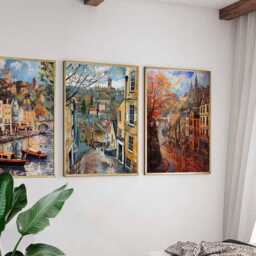Set Of 3 Bristol Posters, England Wall Art, UK Travel Prints, City Poster Set, Home Decor, Clifton Suspension Bridge Gift - thumbnail 3