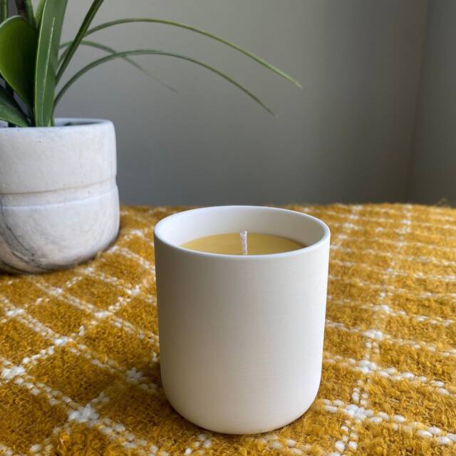 Pure Beeswax Candle - Non-Toxic, All Natural, Hypoallergenic - image 1