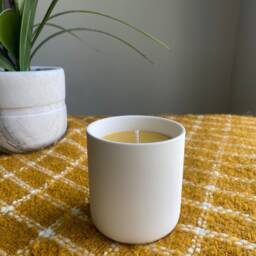 Pure Beeswax Candle - Non-Toxic, All Natural, Hypoallergenic - thumbnail 1