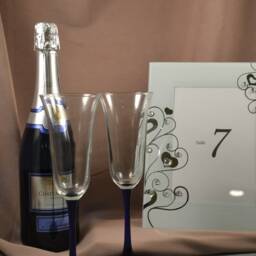 Picture Frame For Table Number, Blank Or I Add Number Your Message. Frame Size 10.5x9.5, Open View in 5x8 - thumbnail 4
