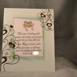 Picture Frame For Table Number, Blank Or I Add Number Your Message. Frame Size 10.5x9.5, Open View in 5x8 - thumbnail 2