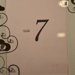 Picture Frame For Table Number, Blank Or I Add Number Your Message. Frame Size 10.5x9.5, Open View in 5x8 - thumbnail 3
