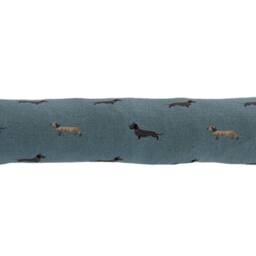 Sophie Allport Blue Dachshund Dogs Draught Excluder Wind Blocker Environmentally Friendly Weighted - thumbnail 2